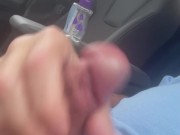 Masturbating in the car 13/16