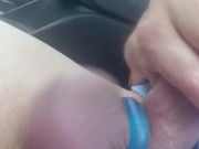 Masturbating in the car 14/16