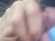 Masturbating in the car 4/16