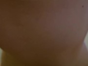 She rides my cock so hardcore and gets fucked with creampie in her tight pussy 13/16