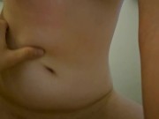 She rides my cock so hardcore and gets fucked with creampie in her tight pussy 9/16