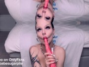 Deep Sloppy Throat Fuck Messy Spit Play 3/16