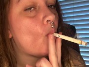 Smoke sesh with French inhale- full vid on OF 1/16