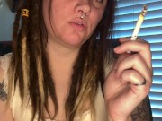 Smoke sesh with French inhale- full vid on OF 15/16