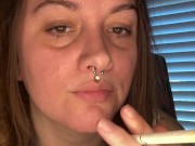 Smoke sesh with French inhale- full vid on OF 3/16