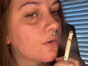 Smoke sesh with French inhale- full vid on OF 9/16