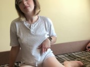 This brunette has amazing breasts 4/16