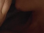 I woke her up so she could give me a blowjob 1/16