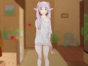 Frieren got trapped in sticky cum and was fucked in the ass! Stark,Fern Hentai, Cartoon, Parody ! 1/16