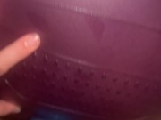 Yoga ball fun with massive dildo 6/16