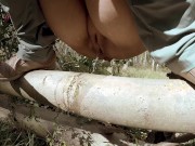 I need to piss during a long hike in the woods, after I finished I noticed a man watching me 13/16