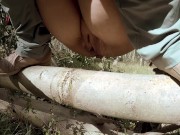 I need to piss during a long hike in the woods, after I finished I noticed a man watching me 14/16