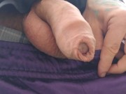 Uncut Cock Pissing OUTSIDE in PUBLIC -UncutAtNight- 15/16