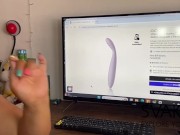 I try out my new toy while riding in an Uber ( SVAKOM CICI ) 1/16