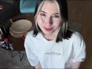 Cute girl had to take a hairy cock to keep from getting kicked out of her apartment. 4/16