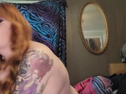 Redhead uses her hitachi vibrator and cums hard for your viewing pleasure 1/16