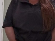 Guests right outside the door at work 1/16