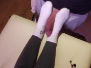 CUM Through my Worn SOCK 3/16