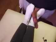 CUM Through my Worn SOCK 5/16