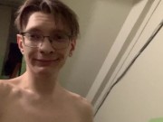 Strip naked and ride the elevator 10/16