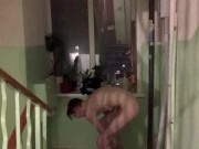 Strip naked and ride the elevator 6/16