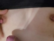 My friend touching her boobs, and invite You to jerking off 10/16