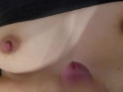 My friend touching her boobs, and invite You to jerking off 9/16