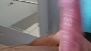 Oiled big cock