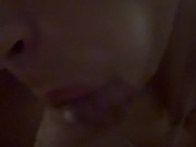 Amateur wife interrupted game night with blowjob 5/16