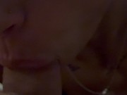 Amateur wife interrupted game night with blowjob 6/16