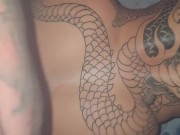 Doggy style tattoo girl 10/16