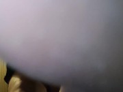 Tall Giantess stepping on little men with her big barefeet over and over 15/16