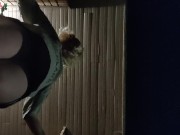 Tall Giantess stepping on little men with her big barefeet over and over 7/16