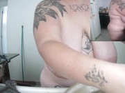 doing the dishes completely naked 13/16