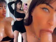 Pov Sex with EMANUELLY RAQUEL RIDE ON YOU OIL ON BOOBS PERFECT BLOWJOB 16/16
