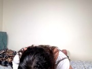 Colombian with a big ass rides cock in reverse cowgirl. Horny Latina Vanessa 12/16