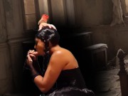 Wednesday sucking and fucking on Halloween 12/16