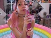 Sloppy Deep Throat Training and Squirting To Become Your Favorite Filthy Whore - Fae Fury 9/16