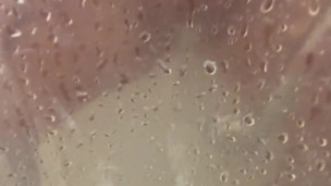 Perverted neighbor sneaks in and watches me shower