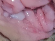 hot slutty milf cums all over dildo 15/16