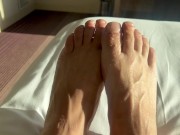 Cumming on Teen Feet in Las Vegas Hotel - Dane Coxx 15/16