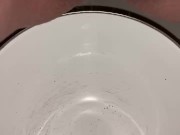 Girl Pees in mixing bowl 1/16