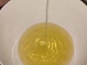 Girl Pees in mixing bowl 10/16