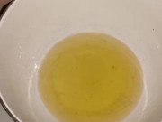 Girl Pees in mixing bowl 16/16