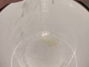 Girl Pees in mixing bowl 4/16