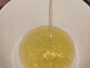 Girl Pees in mixing bowl 9/16