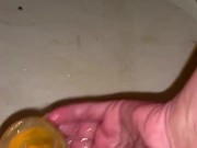 Piss overflowing mini jar 14/16