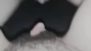 Big clit orgasm on a trans wet pussy