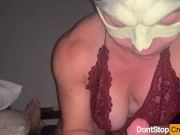 SUCKED OFF By The Semen Demon - POST ORGASM Messy Cum In Mouth 1/16