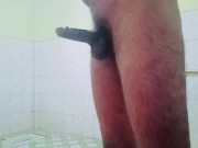 Horny Guy Masturbates his Big Cock until Cumshot 12/16